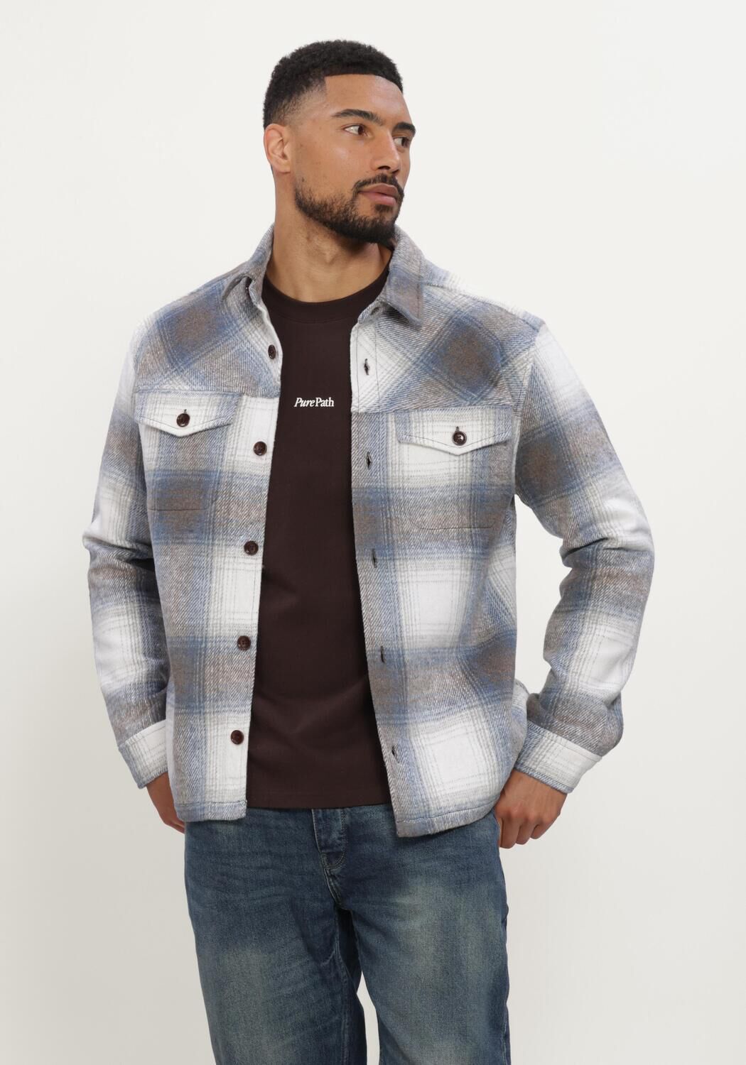 Multi JC RAGS Overshirt OVERSHIRT RYLEE CHECK