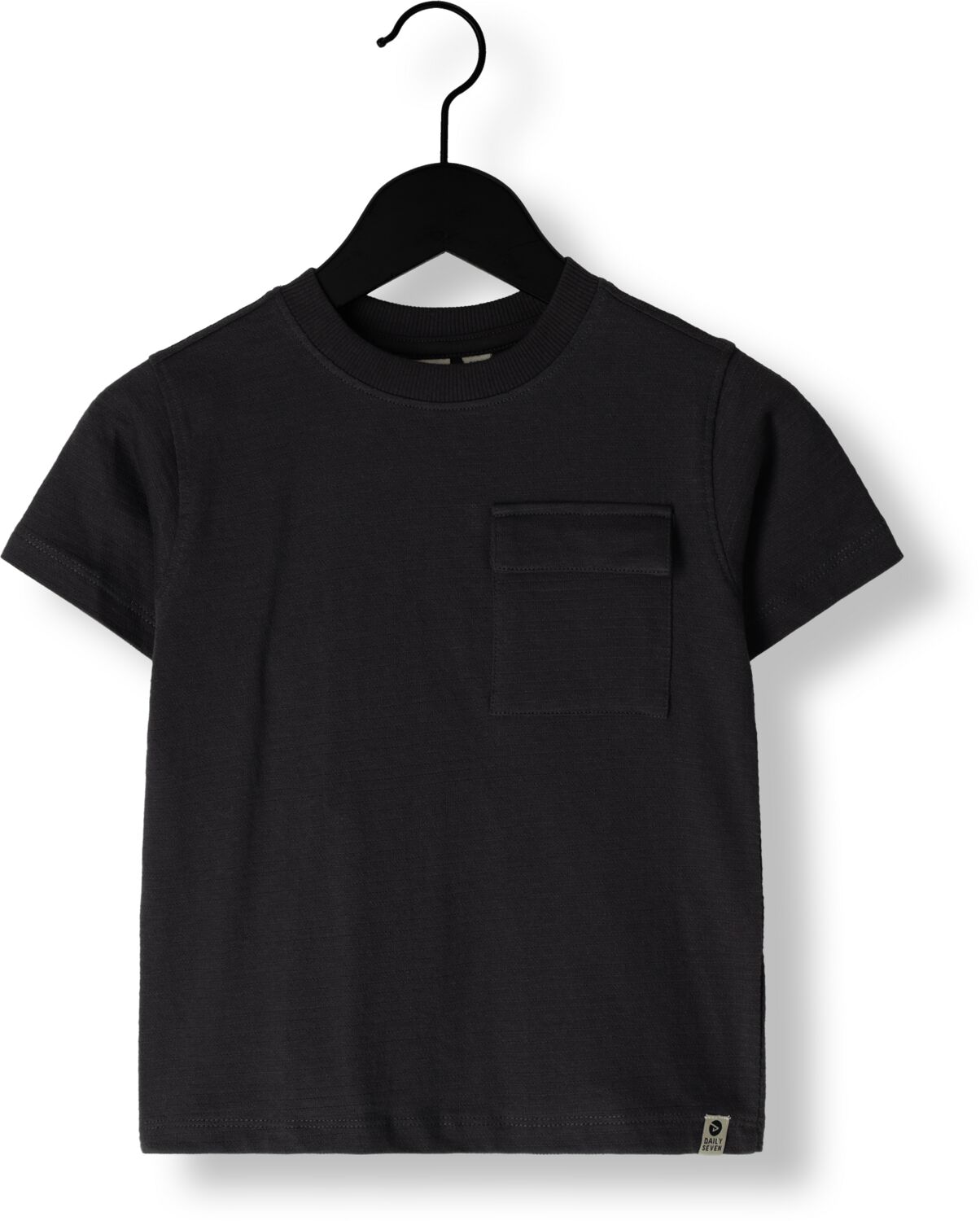 DAILY7 Jongens Polo's & T-shirts T-shirt Pocket Zwart