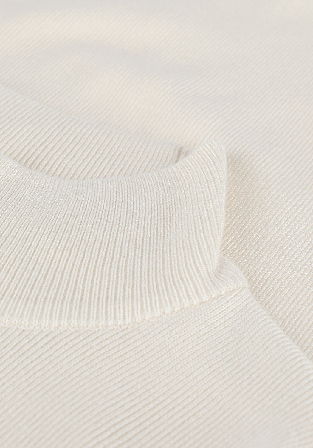 Gebroken wit NA-KD Coltrui RIBBED POLO KNITTED SWEATER - large