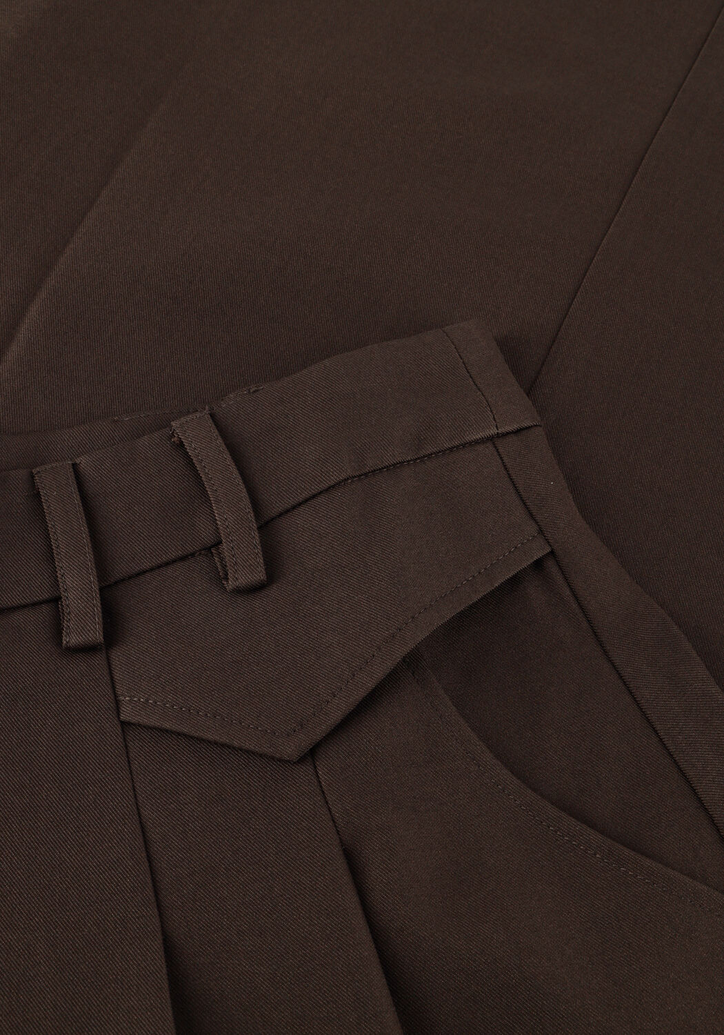 Bruine CO'COUTURE Maxirok LUNA POCKET PLEAT SKIRT - large