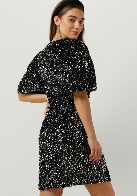 Zwarte CO'COUTURE Mini jurk SERENACC SEQUIN DRESS - large