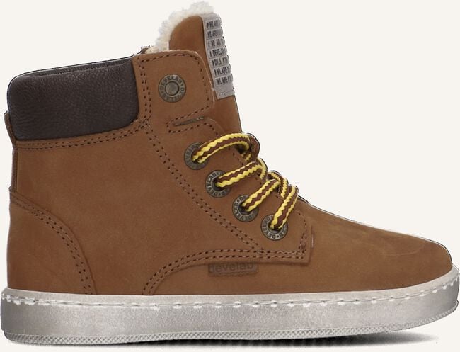 Cognac DEVELAB Hoge sneakers 41855 Cognac DEVELAB Hoge sneakers 41855 - large
