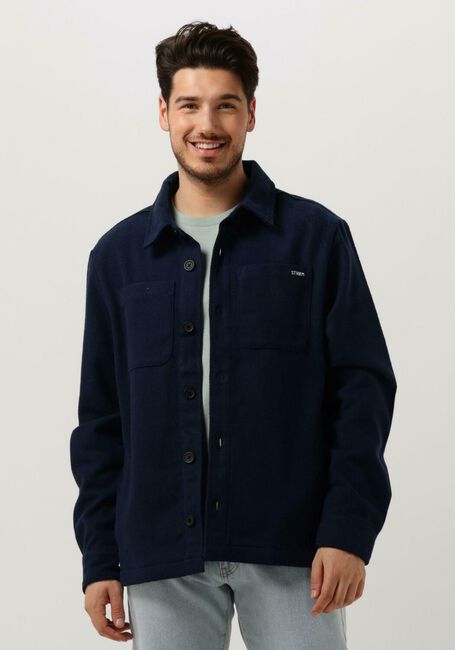 Blauwe STRØM Clothing Overshirt OVERSHIRT - large