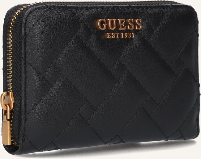 Zwarte GUESS Portemonnee GRACELYNN SLG MEDIUM ZIP AROUND Zwarte GUESS Portemonnee GRACELYNN SLG MEDIUM ZIP AROUND - large