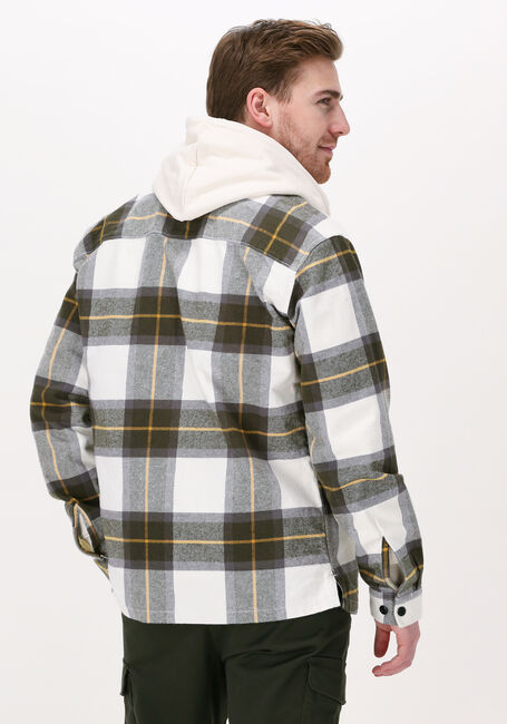 Donkergroene SELECTED HOMME Overshirt SLHLOOSEJAX OVERSHIRT LS W - large