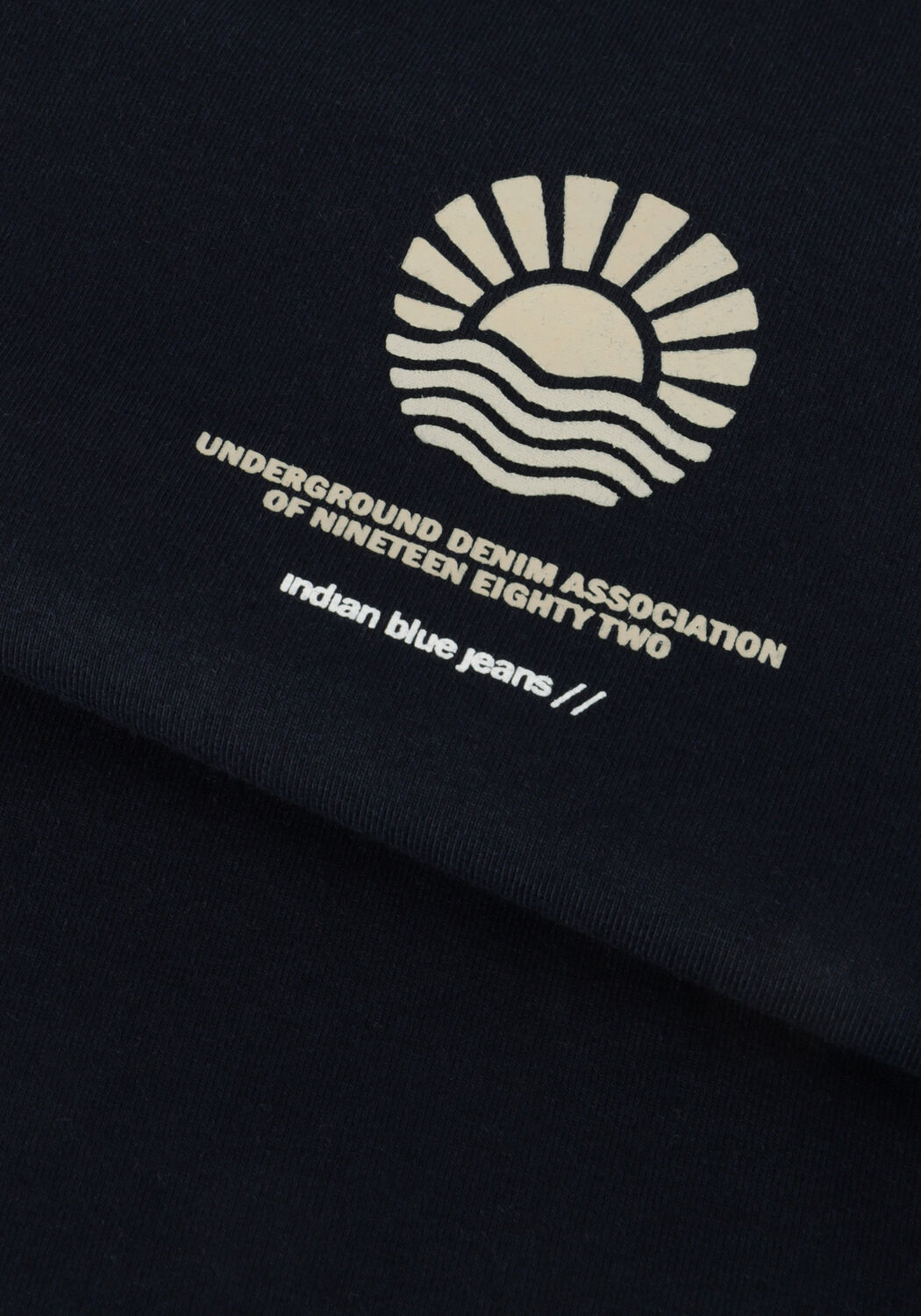 INDIAN BLUE JEANS Jongens Polo's & T-shirts T-shirt Backprint Zwart
