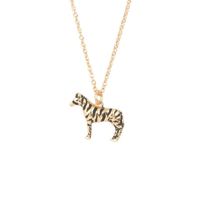 Goudkleurig ATLITW STUDIO Kettingen SOUVENIR NECKLACE ZEBRA Goudkleurig ATLITW STUDIO Kettingen SOUVENIR NECKLACE ZEBRA - large