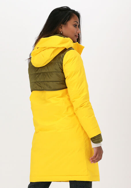 Gele NATIONAL GEOGRAPHIC Parka's HOODED COAT WOMEN - large