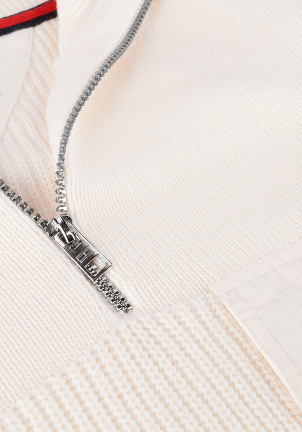 Gebroken wit TOMMY JEANS Trui TJM CHECK SHERPA LINED OVERSHIRT - large