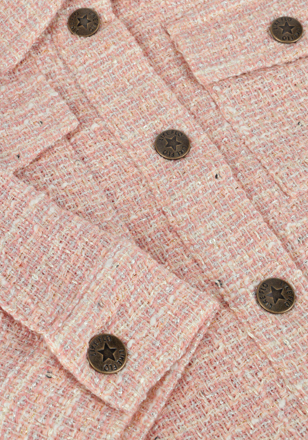 LIKE FLO Meisjes Jassen Flo Tweed Jacket Roze
