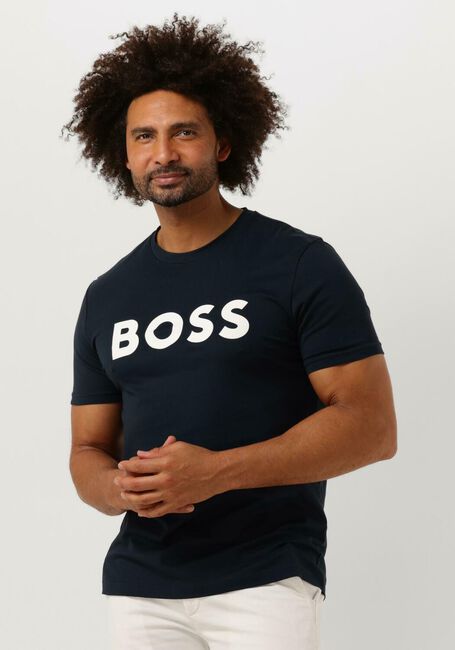 Donkerblauwe BOSS T-shirt THINKING 1 - large