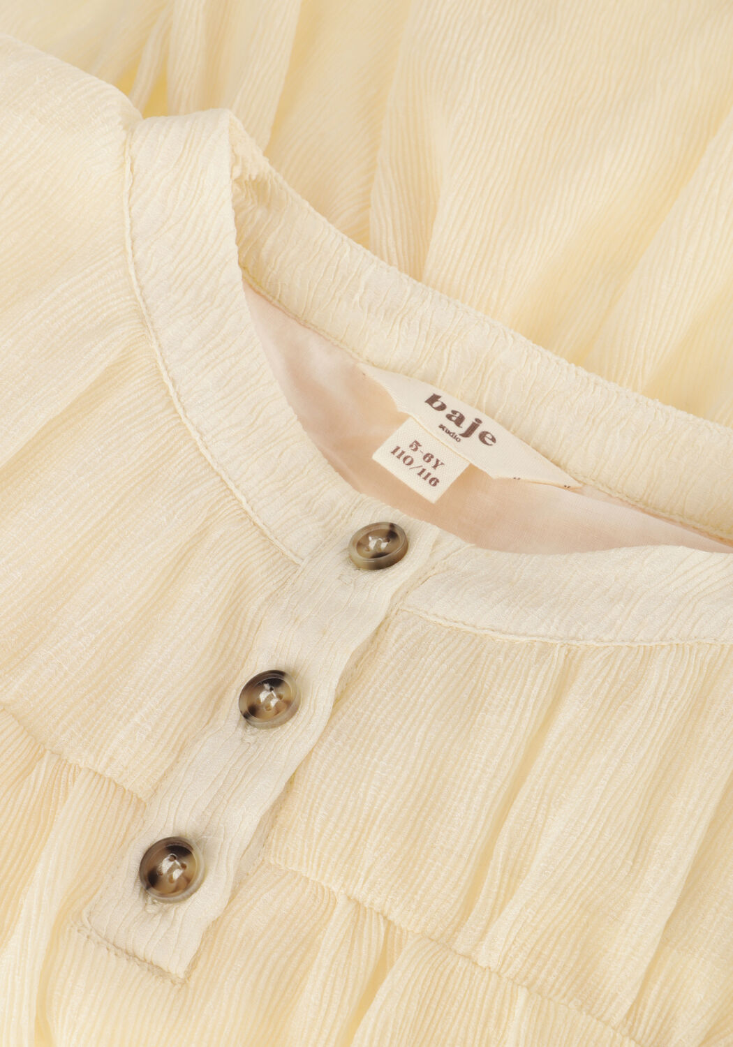 Witte BAJE STUDIO Mini jurk RIBAS - large