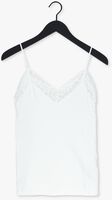 Witte SELECTED FEMME Top SLFMIO RIB LACE SINGLET B - NO