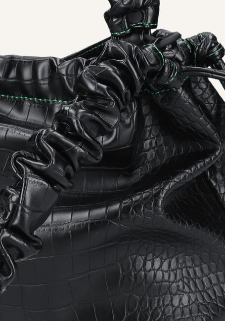 Zwarte HVISK Schoudertas ARCADIA MATTE CROCO Zwarte HVISK Schoudertas ARCADIA MATTE CROCO - large