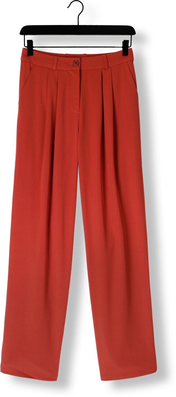 YDENCE Dames Broeken Pants Phoebe Tall Rood