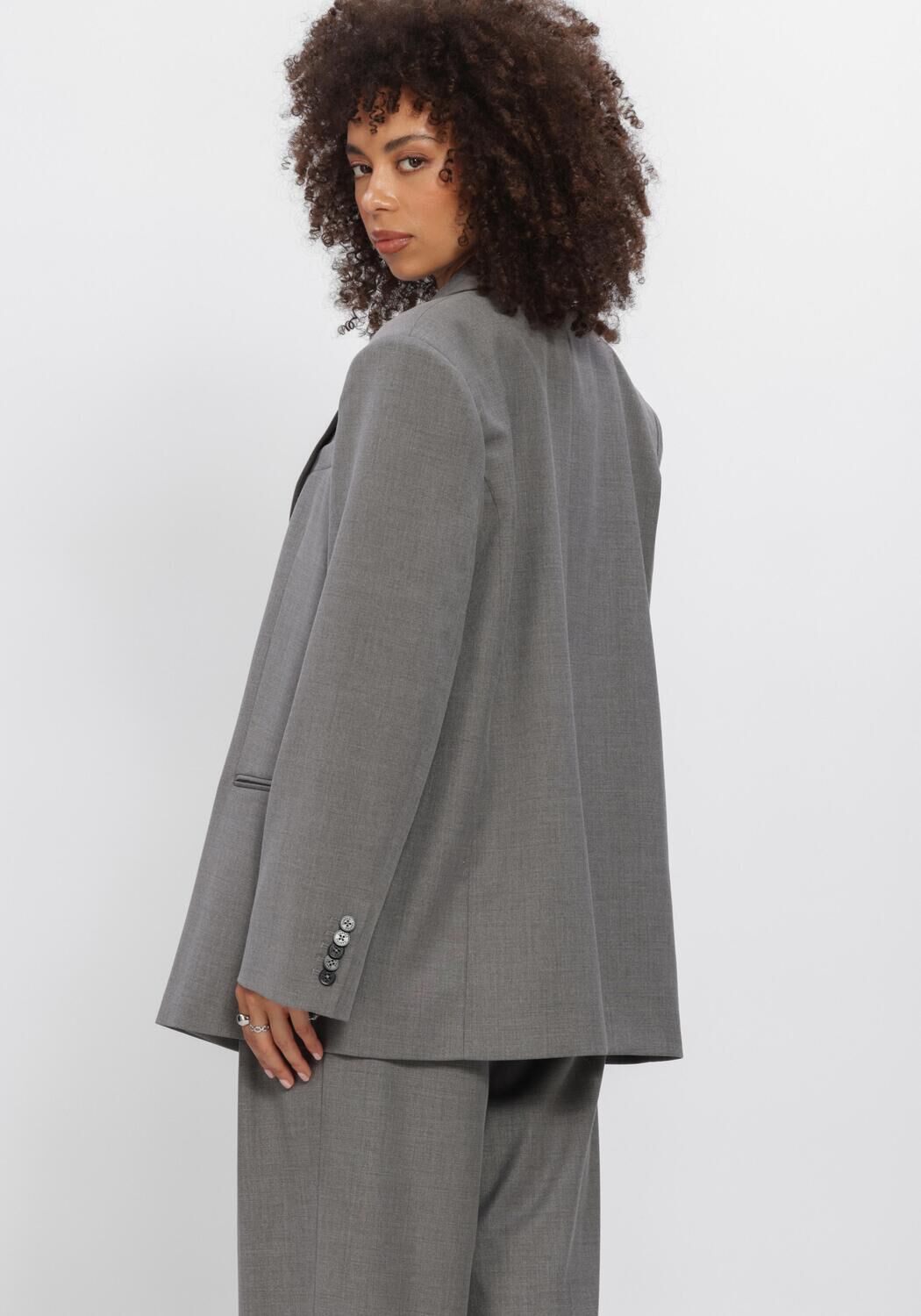 DANTE6 Dames Blazers Bolton Wrap Blazer Grijs