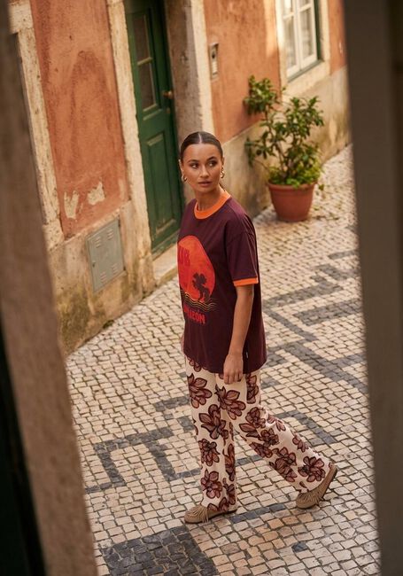 Bordeaux HARPER & YVE T-shirt CLUBCORAZON-SS - large