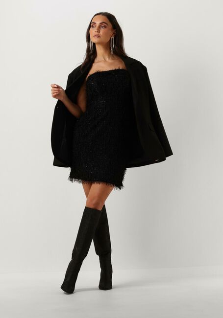 Zwarte CO'COUTURE Mini jurk GONZOCC STRAP DRESS - large