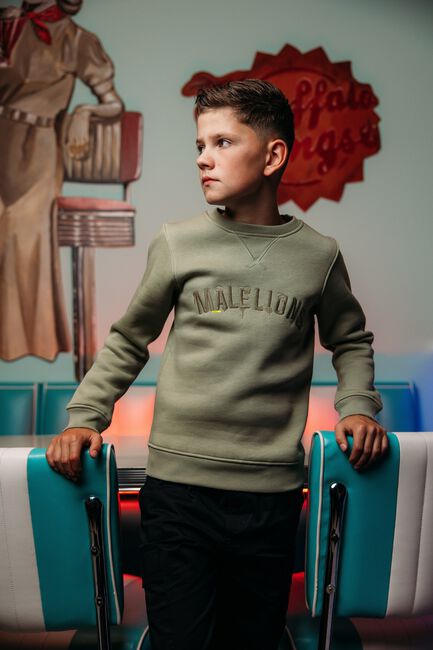 Groene MALELIONS Sweater PAINT SWEATER Groene MALELIONS Sweater PAINT SWEATER - large