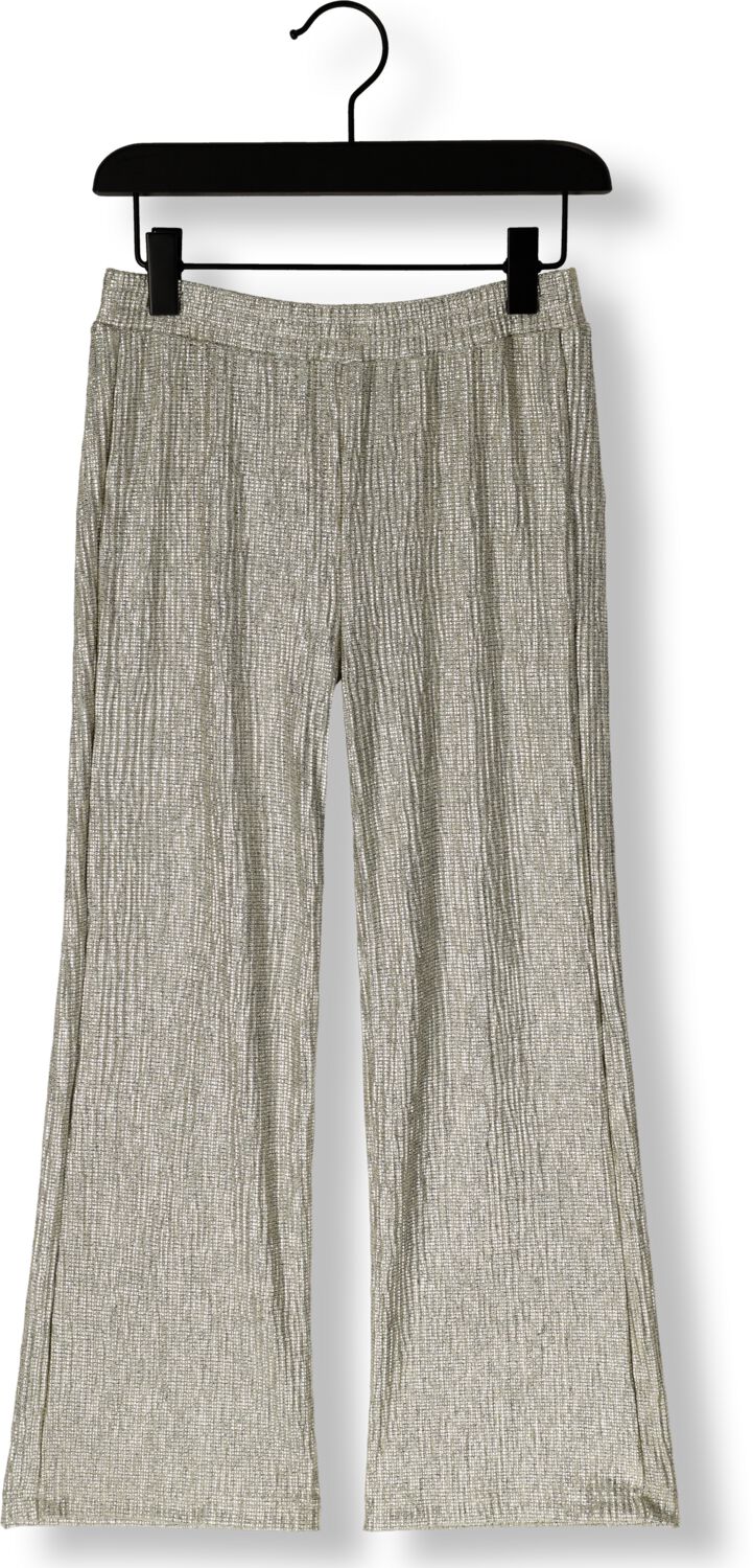 DAILY7 Meisjes Broeken Metallic Wide Pants Beige