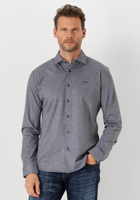 Grijze BOSS ORANGE Klassiek overhemd MYSOFT - large