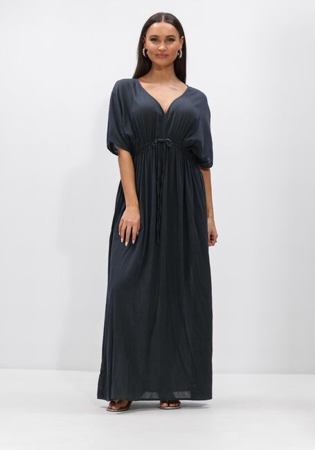 Donkerblauwe BY-BAR Maxi jurk LONG DRESS - large