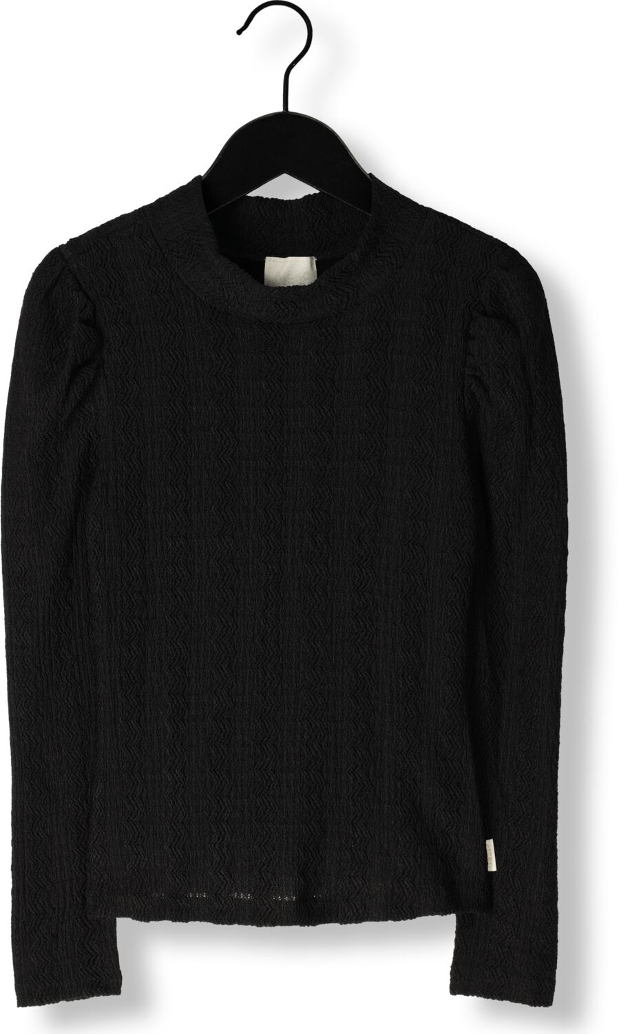 AI&KO Meisjes Tops & T-shirts Ivona Zig-zag Pes 153 G Zwart