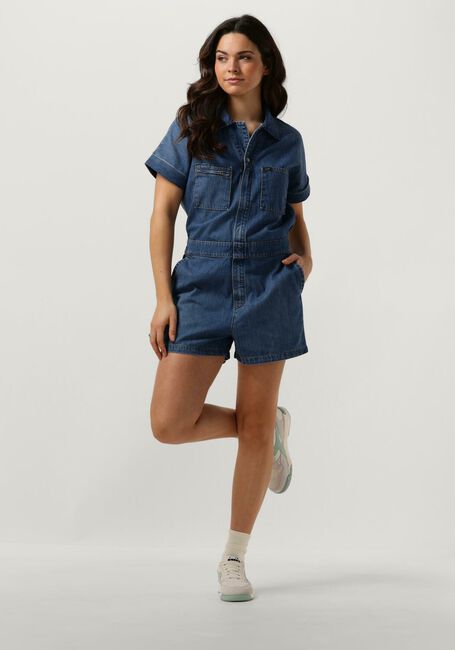 Blauwe LEE Playsuits SHORT UNIONALL OWN EVERYTHING - large