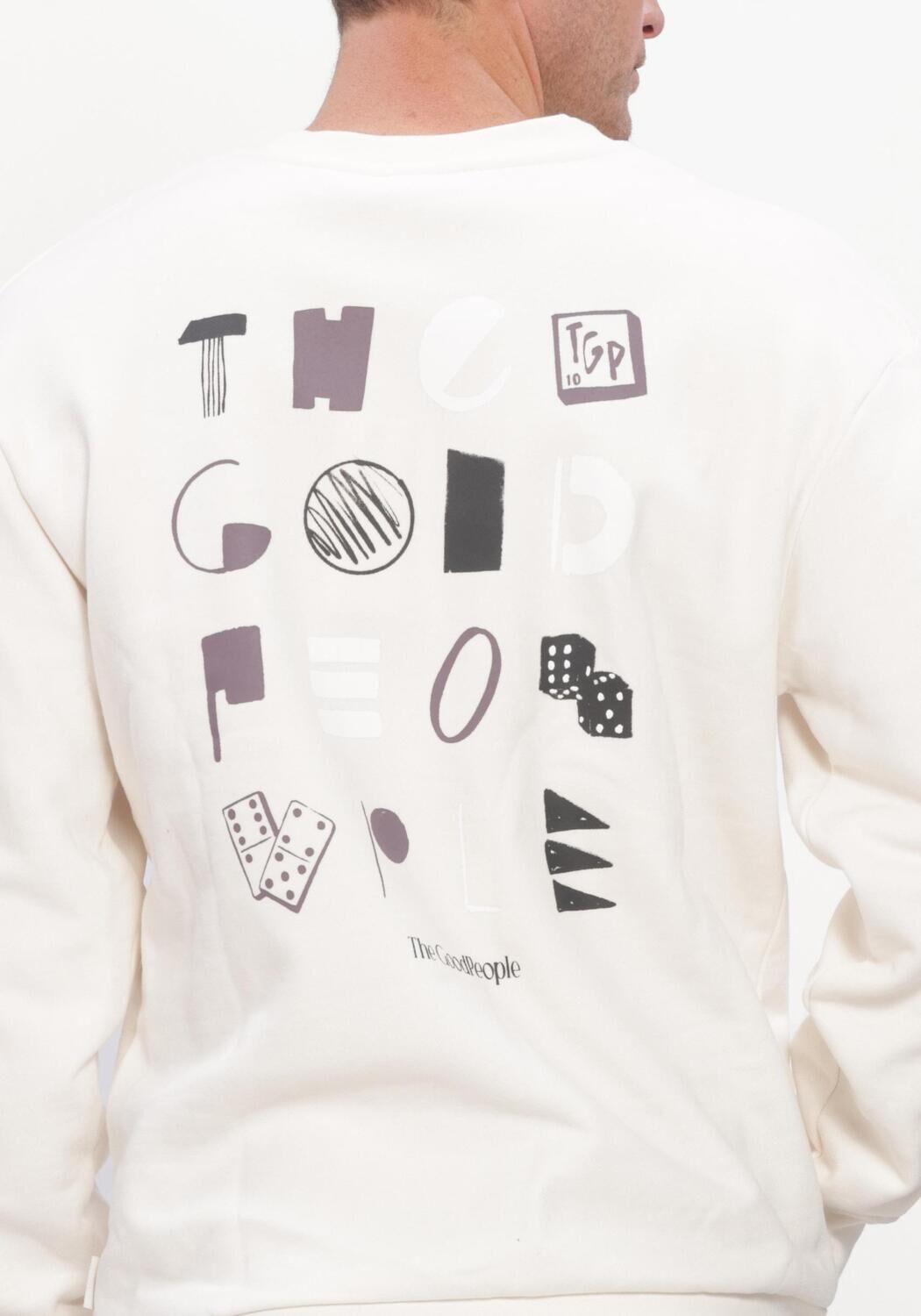 Gebroken wit THE GOODPEOPLE Sweater LAX - large