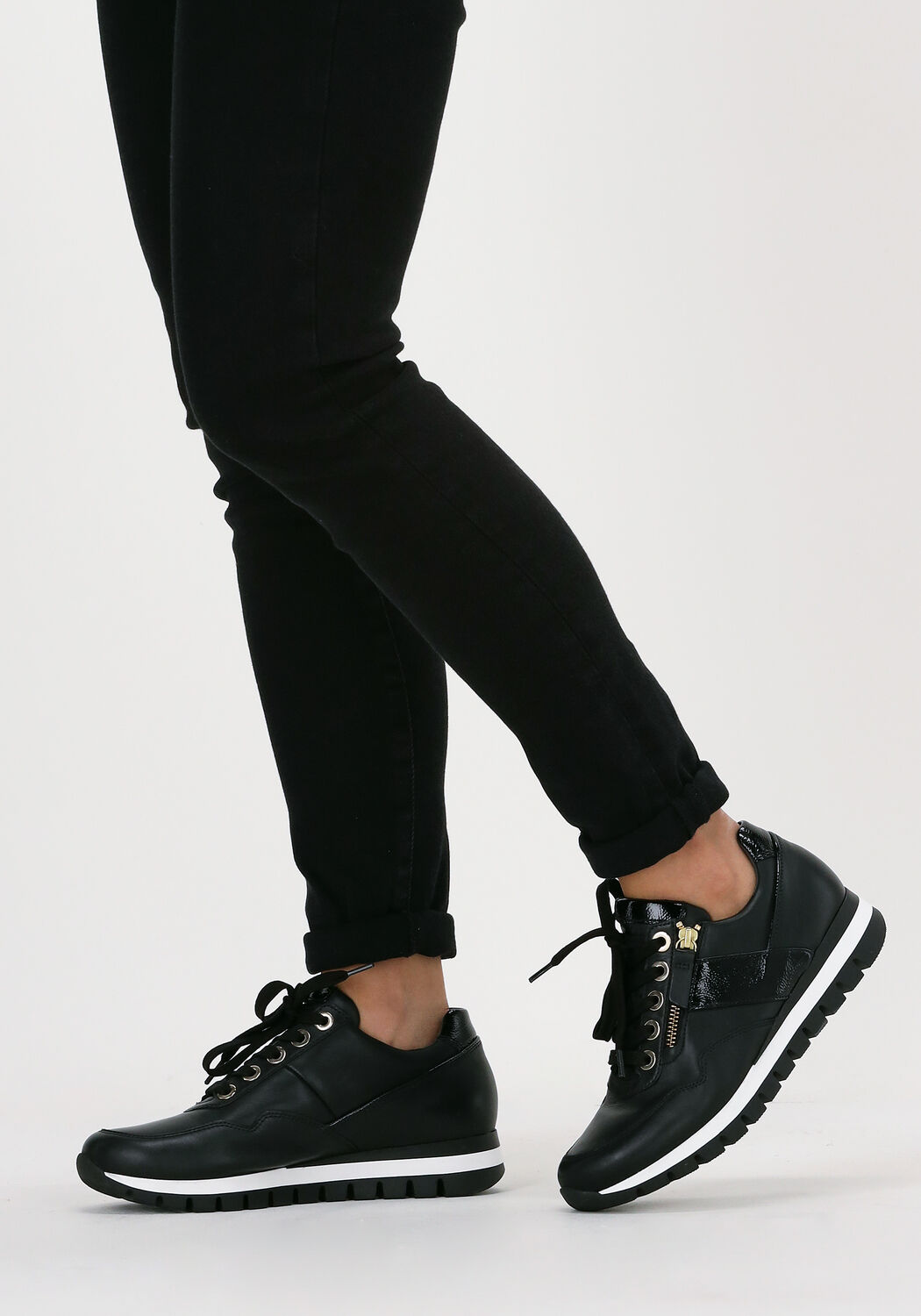 Zwarte GABOR Lage sneakers 433.1 - large