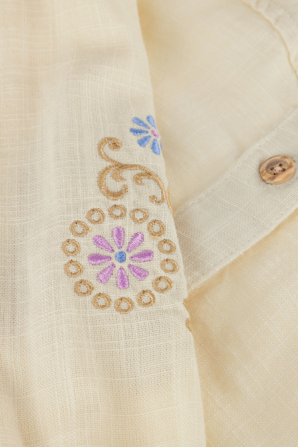 Zand DAILY7 Blouses SHIRT LONGSLEEVE EMBROIDERY - large