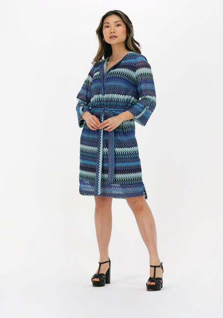 Blauwe ANA ALCAZAR Mini jurk SHIRT DRESS WCA - large