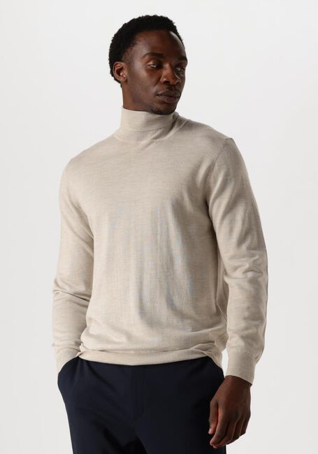 Beige PROFUOMO Coltrui PULLOVER ROLL NECK - large