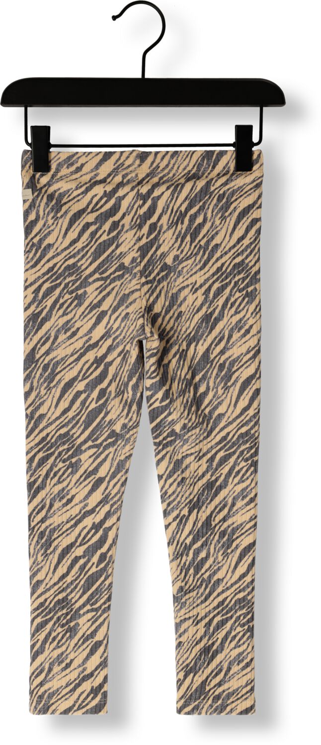 DAILY7 Meisjes Broeken Zebra Rib Pants Beige