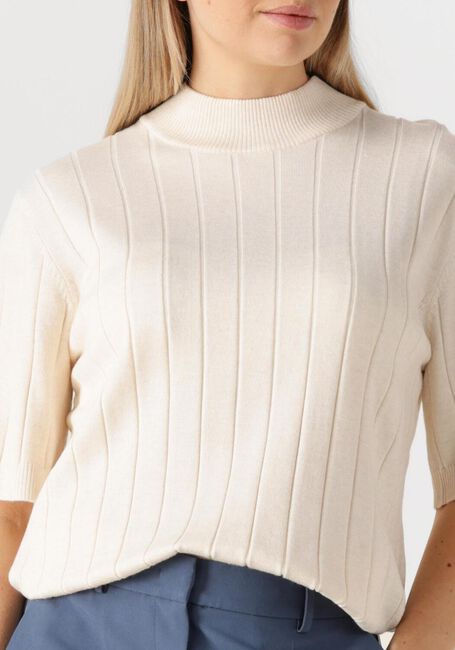 Ecru BRUUNS BAZAAR T-shirt GLADY KNIT - large