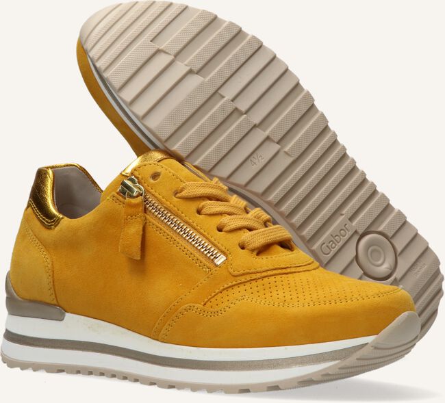 Gele GABOR Lage sneakers 528 Gele GABOR Lage sneakers 528 - large