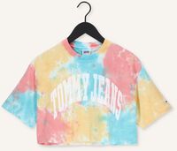 Multi TOMMY JEANS T-shirt TJW OVRSZD CROP TIEDYE COLLEGE 1 Multi TOMMY JEANS T-shirt TJW OVRSZD CROP TIEDYE COLLEGE 1 - medium