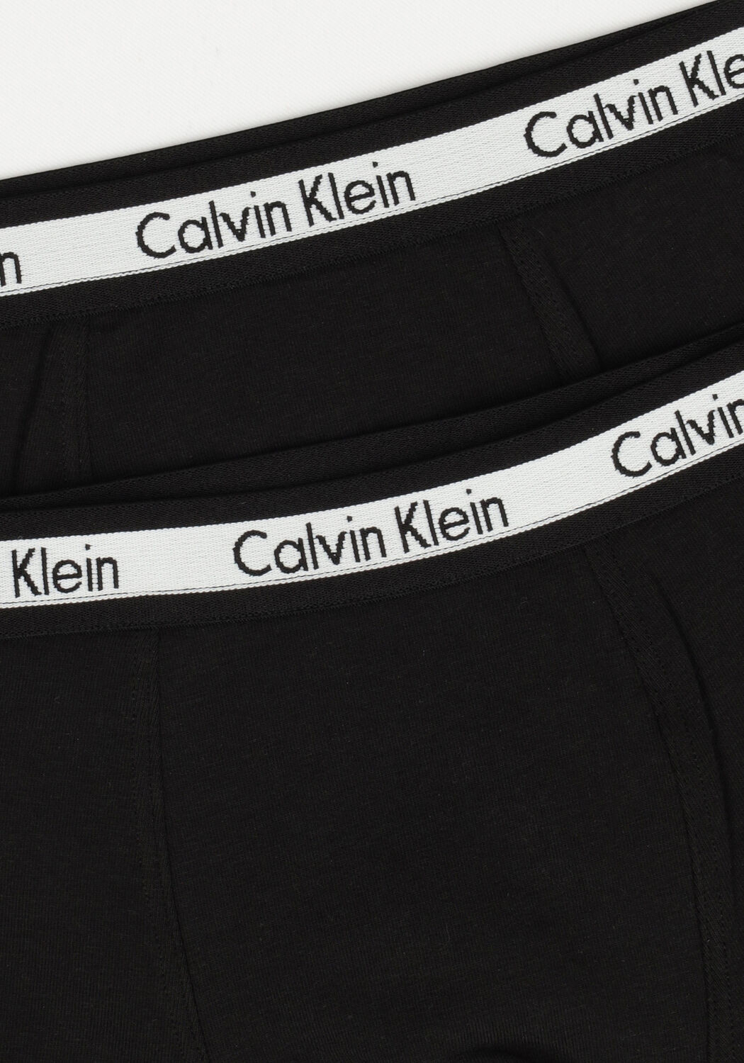 Zwarte CALVIN KLEIN UNDERWEAR Boxershort 2PK TRUNK - large