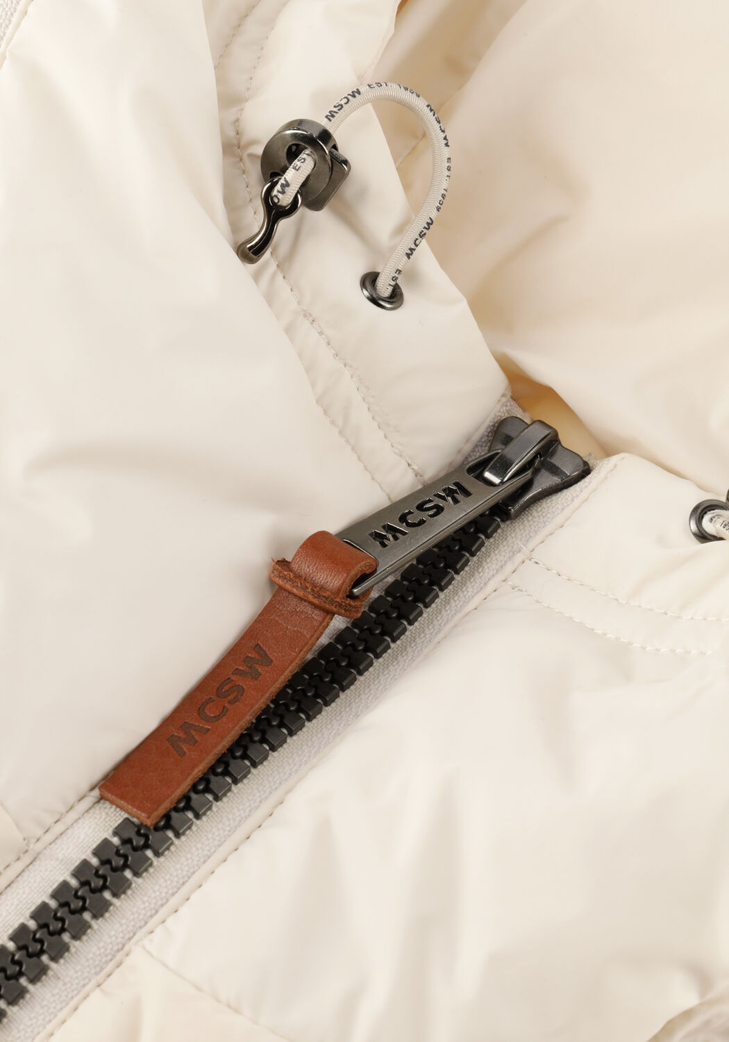 Gebroken wit MOSCOW Gewatteerde jas 10-08-GLENDA - large