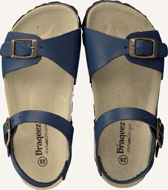 Blauwe BRAQEEZ Platte sandalen SAM SPAIN Blauwe BRAQEEZ Platte sandalen SAM SPAIN - large
