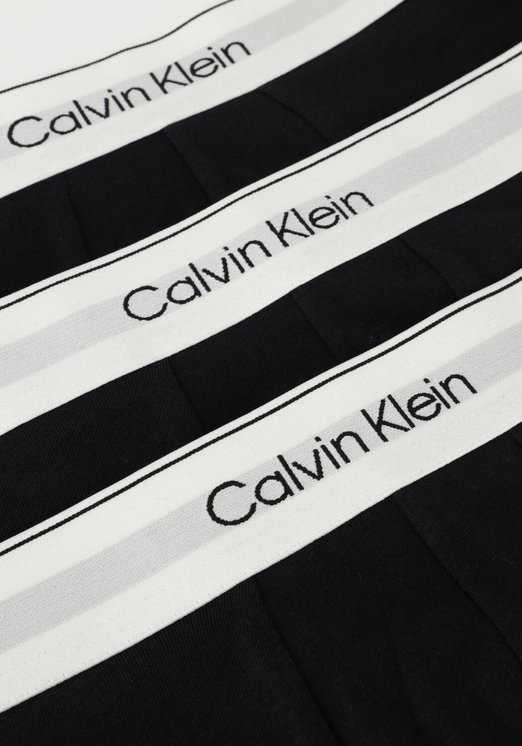 Zwarte CALVIN KLEIN UNDERWEAR Boxershorts TRUNK 3PK - large