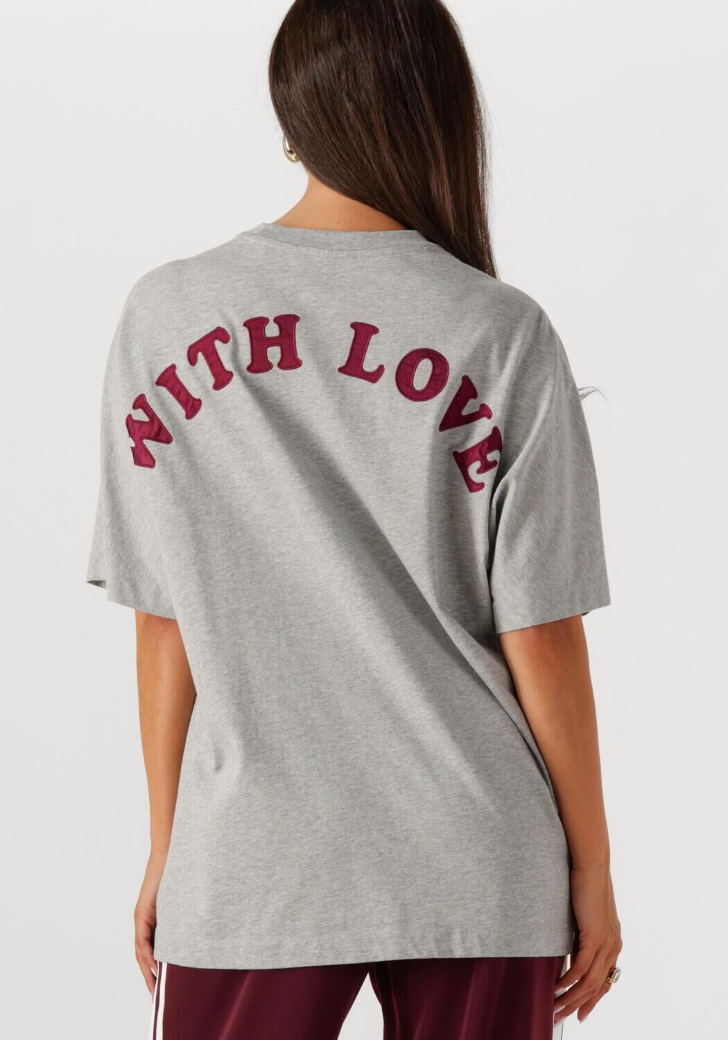 CATWALK JUNKIE Dames Tops & T-shirts Oversized Graphic Tshirt Grijs