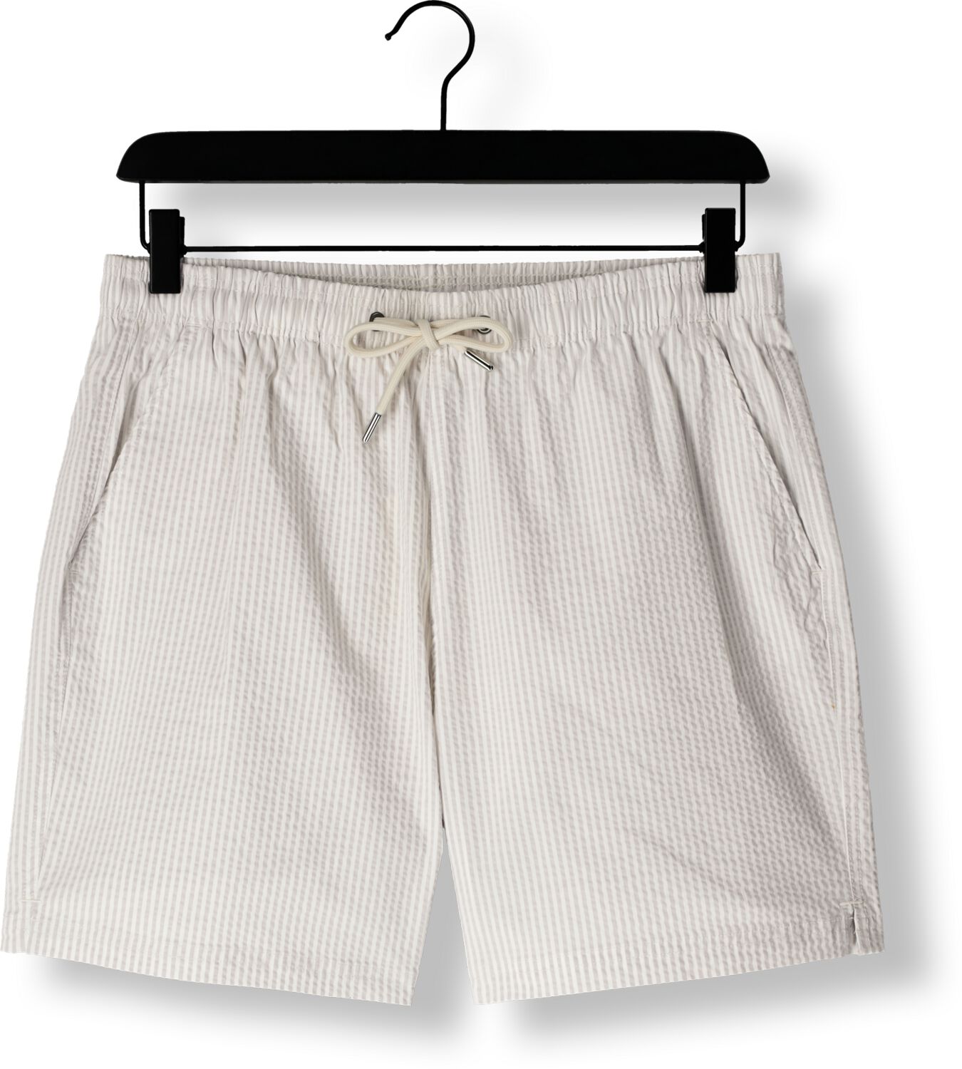 PROFUOMO Heren Zwembroeken Swimshort Stripe Gebroken Wit