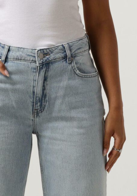 Donkerblauwe MSCH COPENHAGEN Wide jeans MSCHSORA RELAXED JEANS - large
