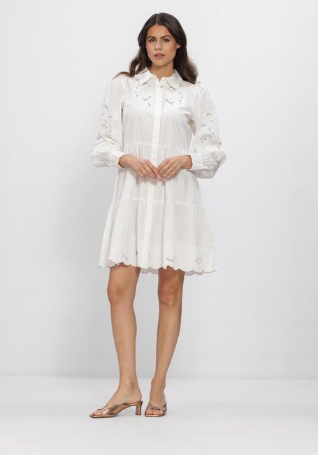 Witte Y.A.S. Mini jurk YASZIMIA LS SHIRT DRESS - large