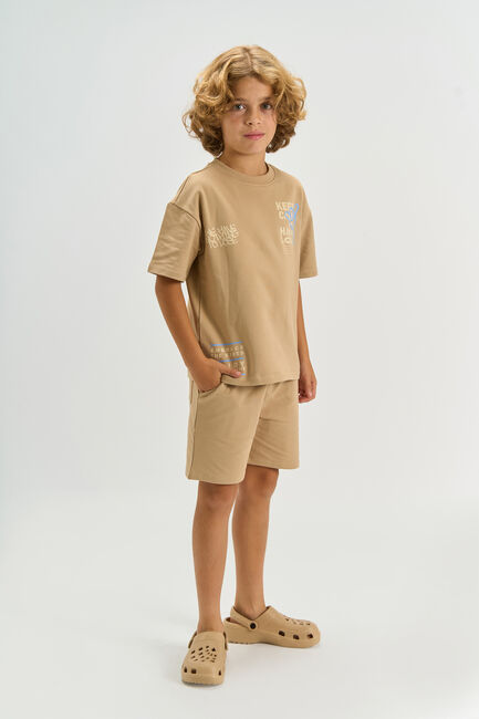 Beige THE NEW T-shirt TNTITUS - large