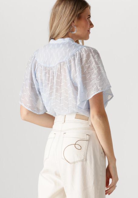 Lichtblauwe NUKUS Blouses BIANCA BLOUSE - large