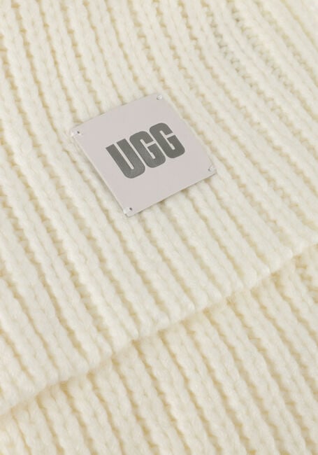 Witte UGG Sjaal CHUNKY RIB KNIT SCARF - large