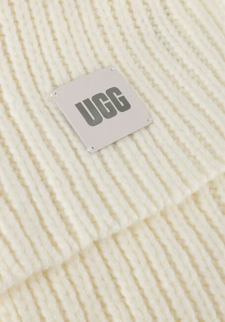 Witte UGG Sjaal CHUNKY RIB KNIT SCARF Witte UGG Sjaal CHUNKY RIB KNIT SCARF - large