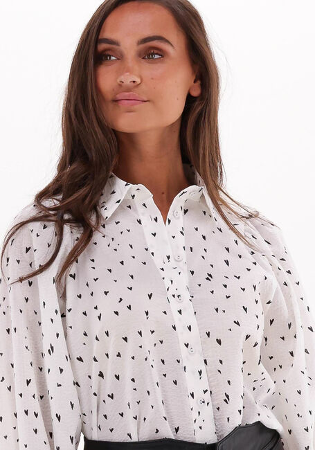 Witte Y.A.S. Blouses YASHENNA 7/8 LONG SHIRT - large